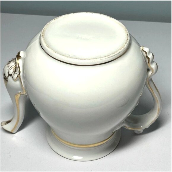 French H & C Haviland Limoges Teapot With Gold Accents - Picture 10 of 15